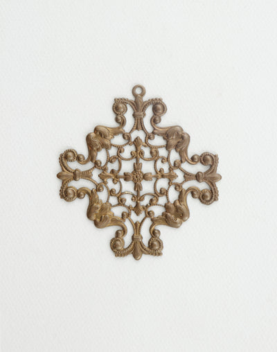 Maltese Cross Filigree, 52x49mm, (1pc)