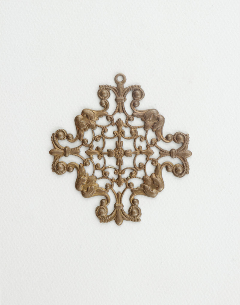 Maltese Cross Filigree, 52x49mm, (1pc)