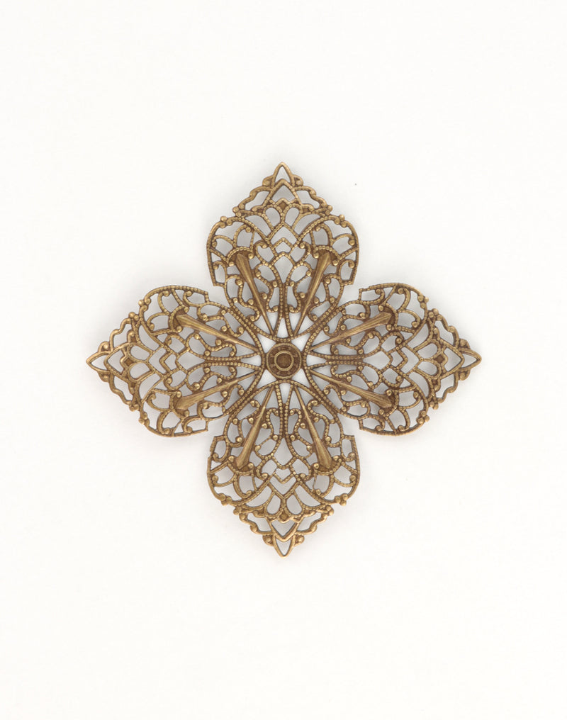 Clover Petal Filigree, 59mm, (1pc)