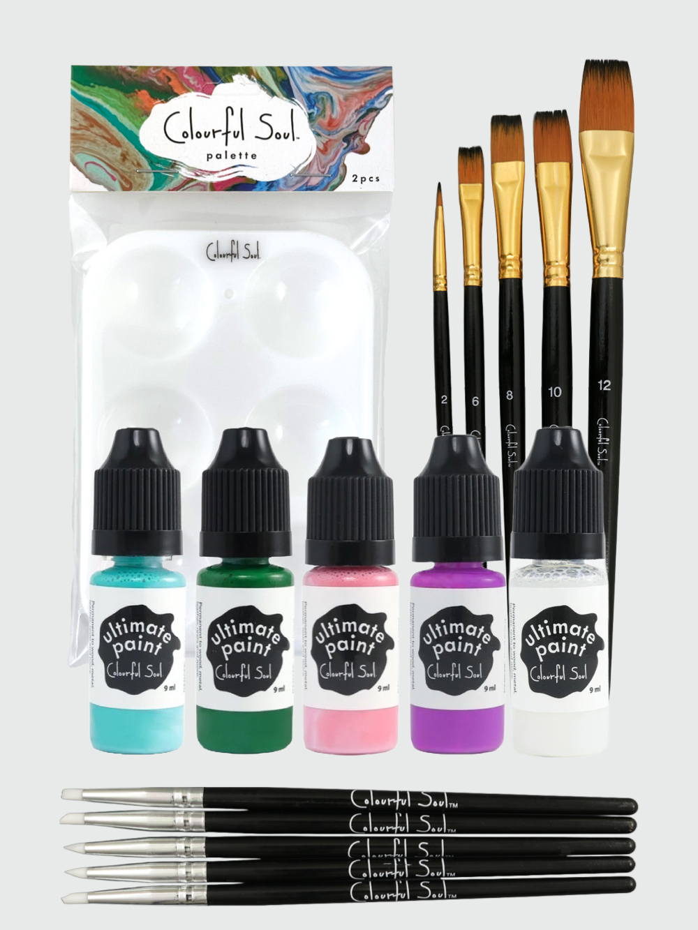 No-Fire Glaze Paint Bundle Kit