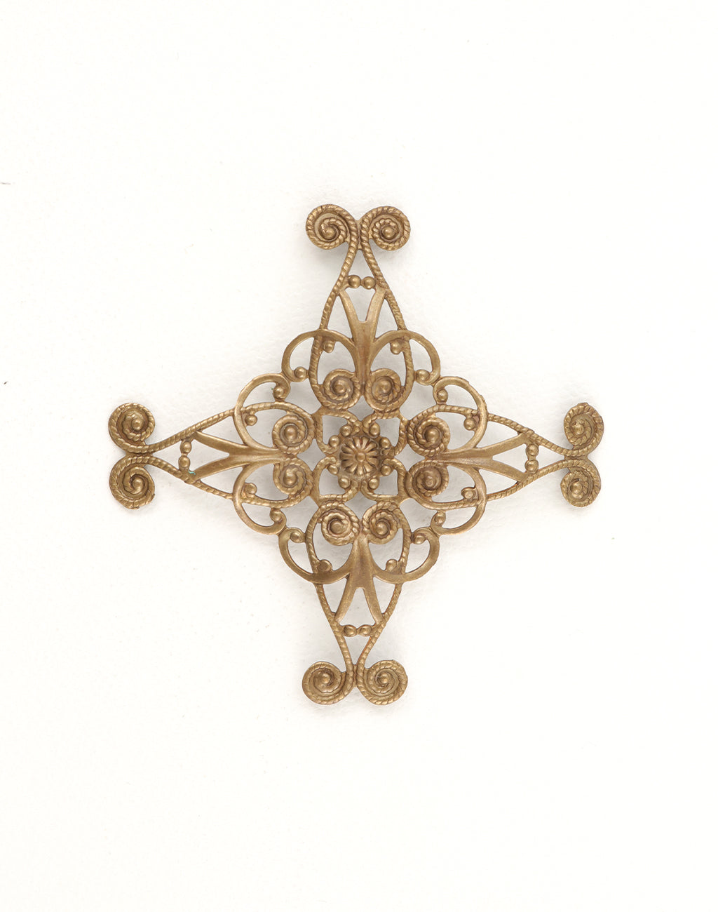 Diamond Swirl Filigree, 60mm, (1pc)