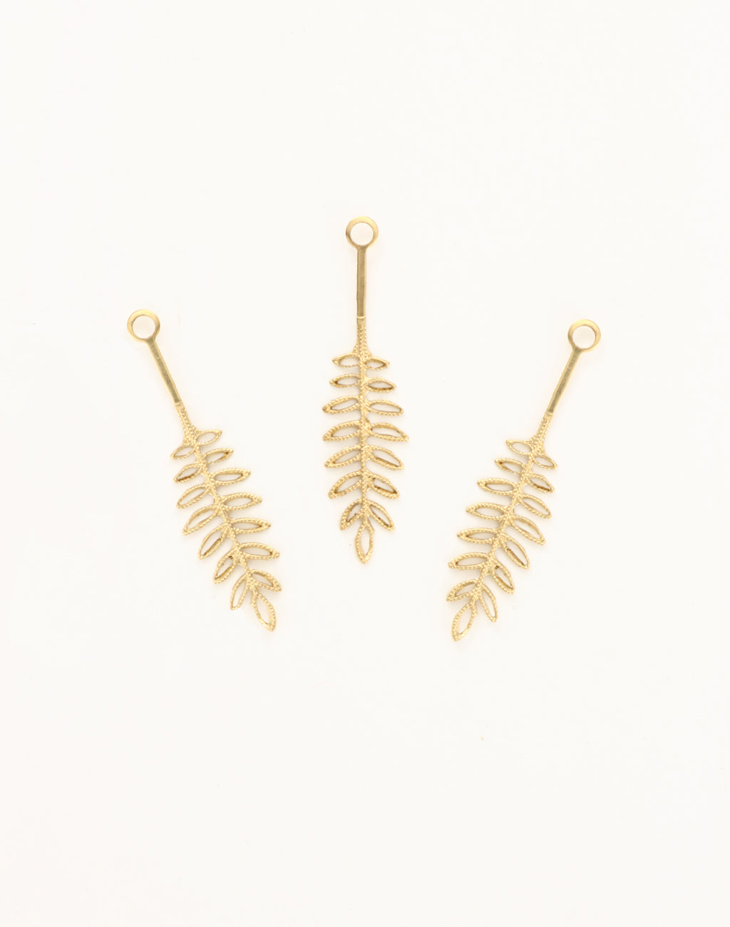 Fern Frond, 40x10mm, (3pcs)