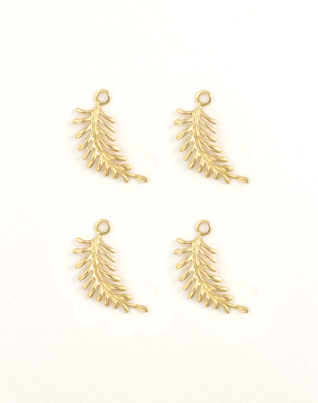 Fern Curving Left, 30x12mm, (4pcs)