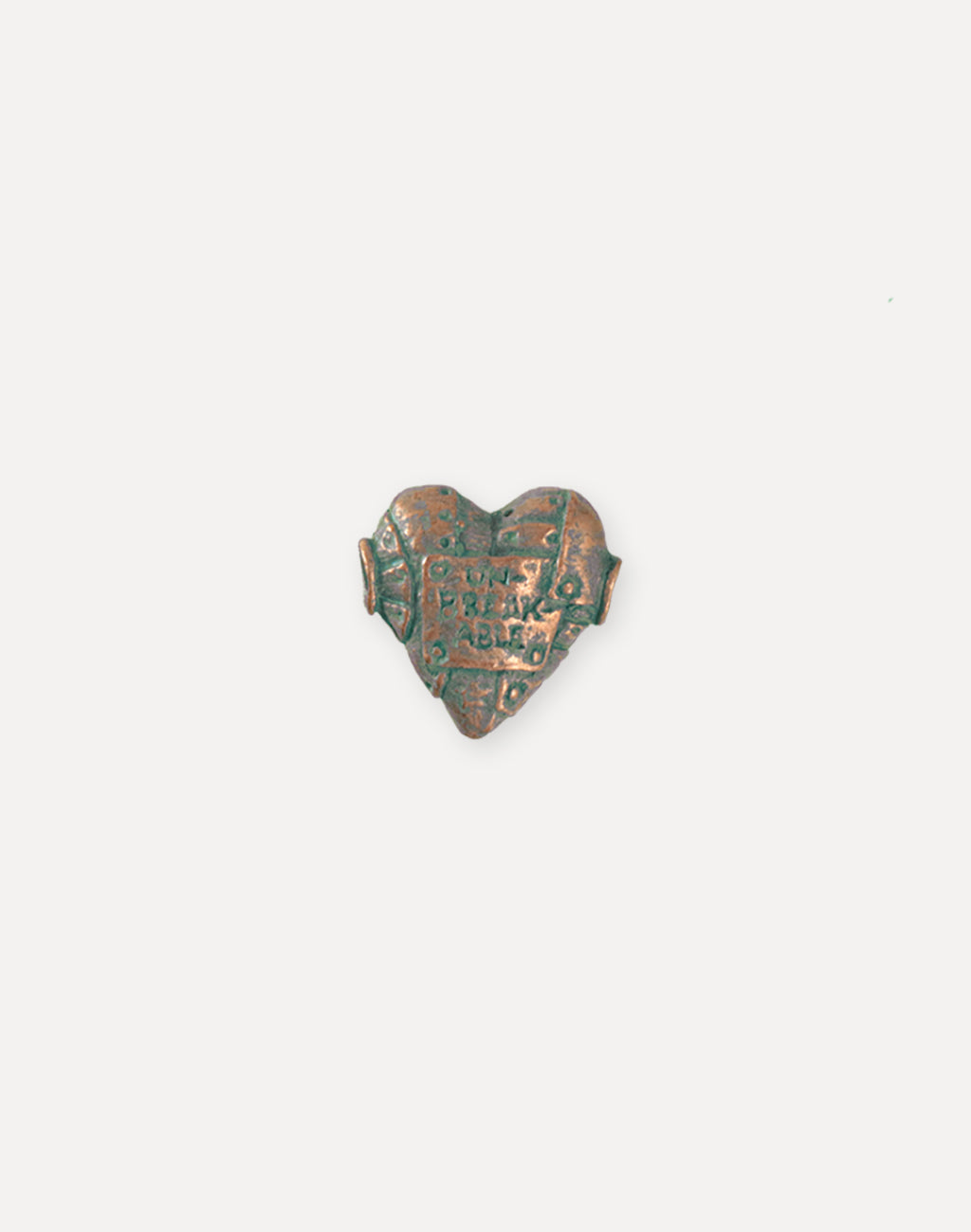 Unbreakable Heart, 19x18mm, (1pc)