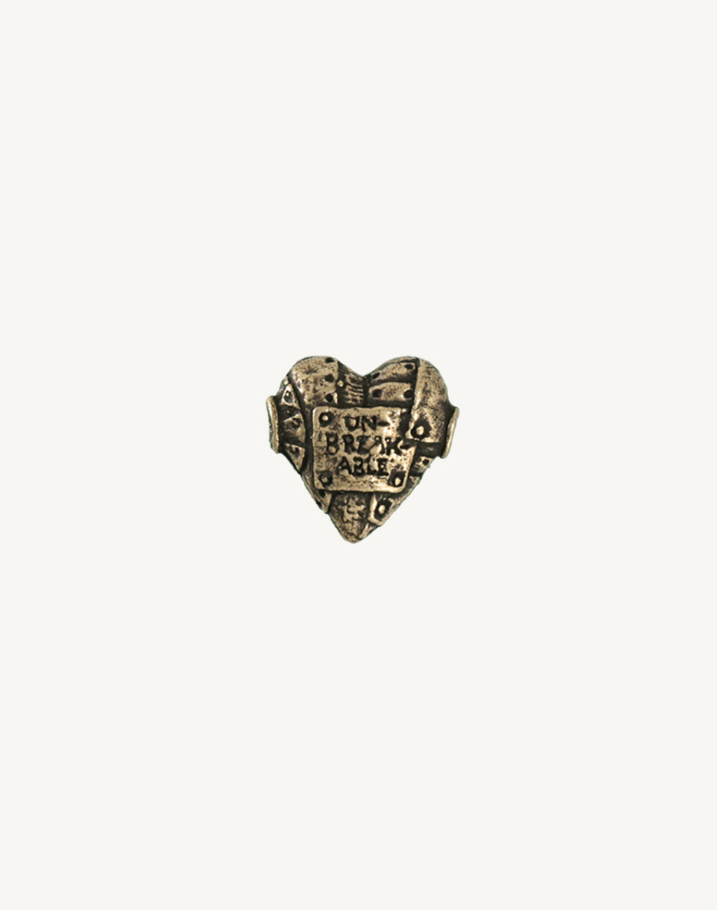 Unbreakable Heart, 19x18mm, (1pc)