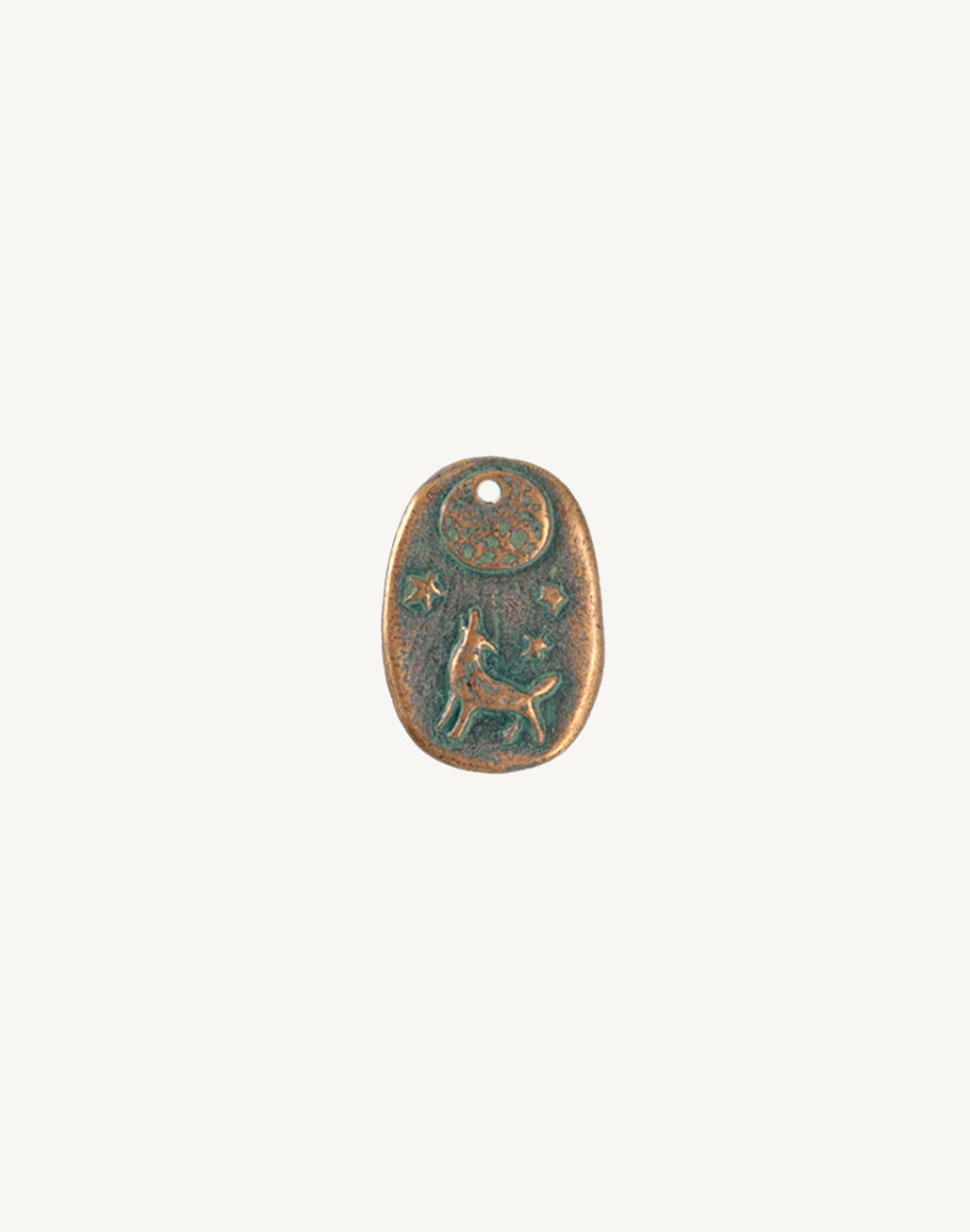 Howling Wolf, 23x16.5mm, (1pc)