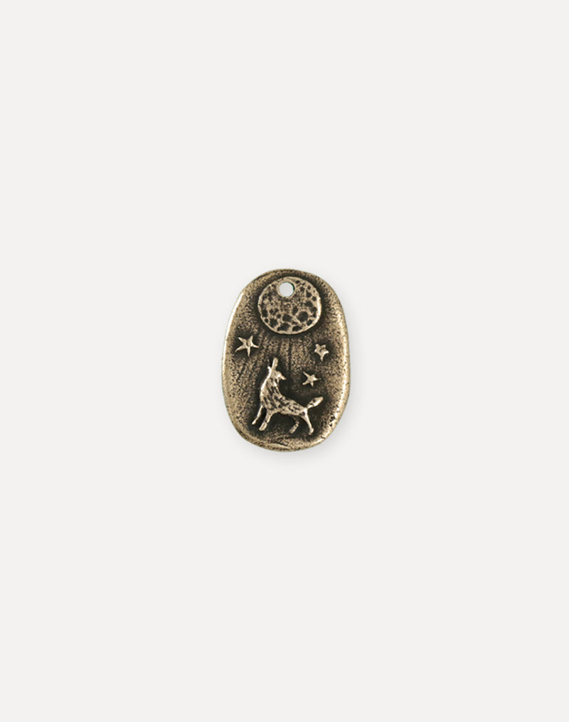 Howling Wolf, 23x16.5mm, (1pc)