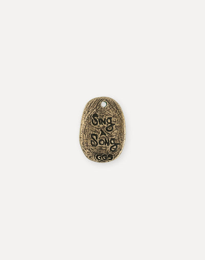 Howling Wolf, 23x16.5mm, (1pc)