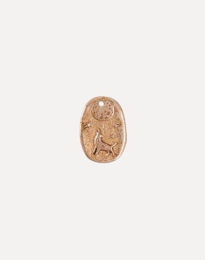 Howling Wolf, 23x16.5mm, (1pc)