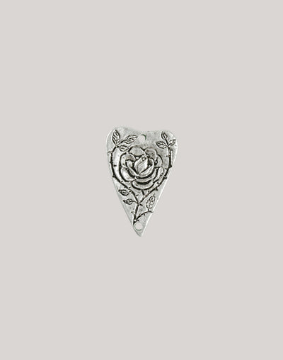 Heart Rose, 27.5x18mm, (1pc)