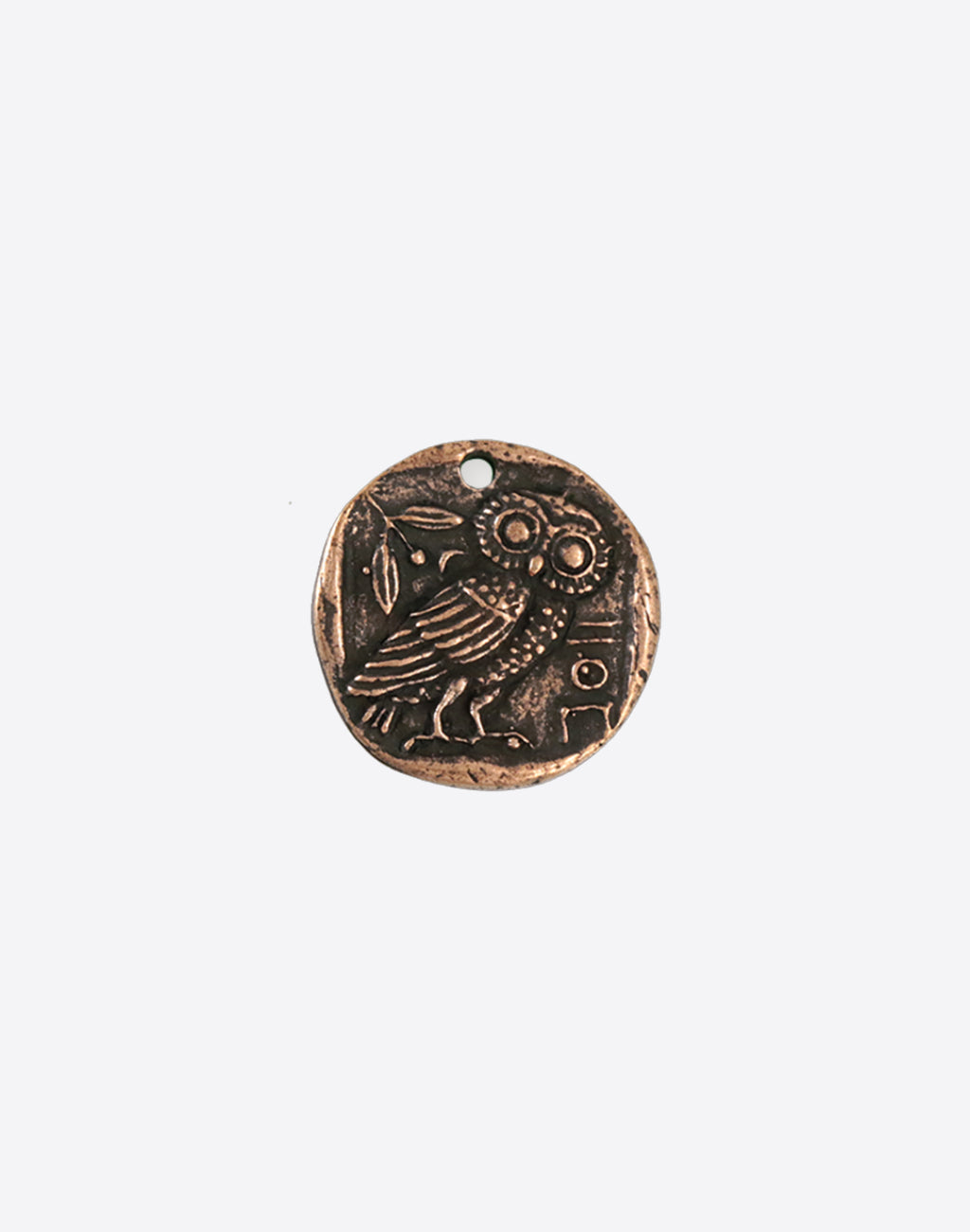 Owl Coin, 26x25.5mm, (1pc)
