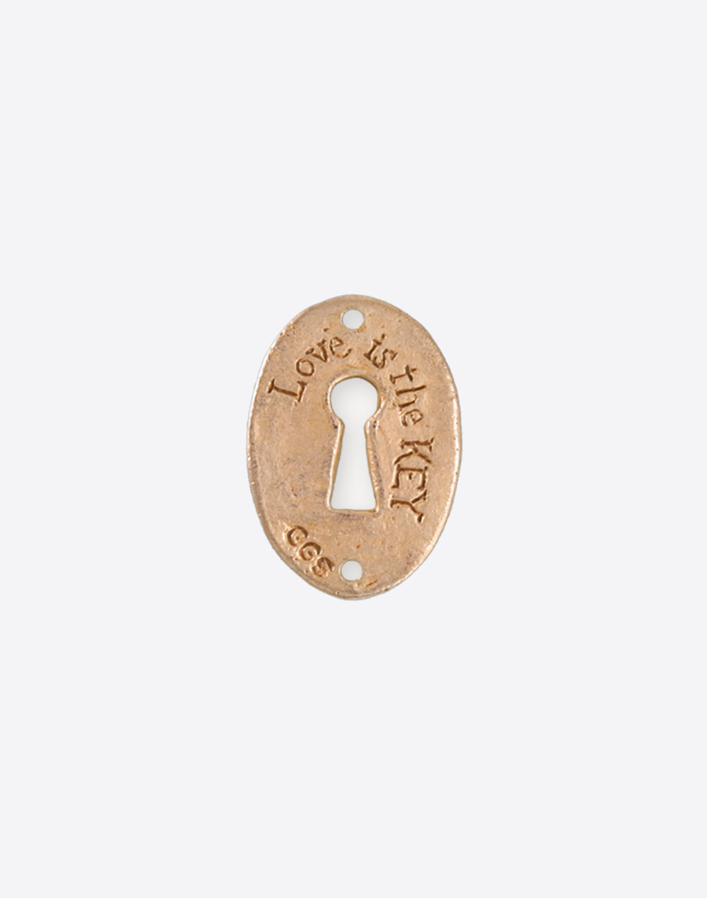 Keyhole Coin, 30.5x21.5mm, (1pc)