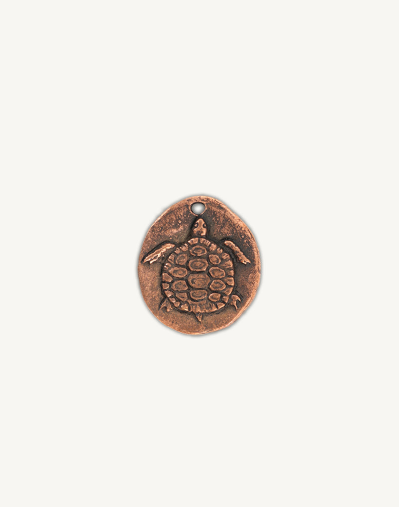 GGS043-170 Copper Turtle Charm