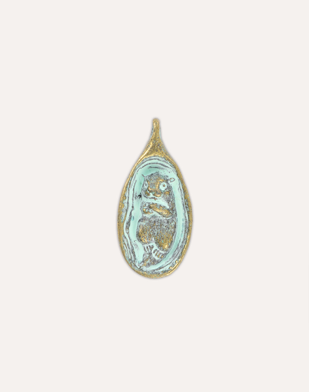 Floating Otter, 34x16, (1pc)
