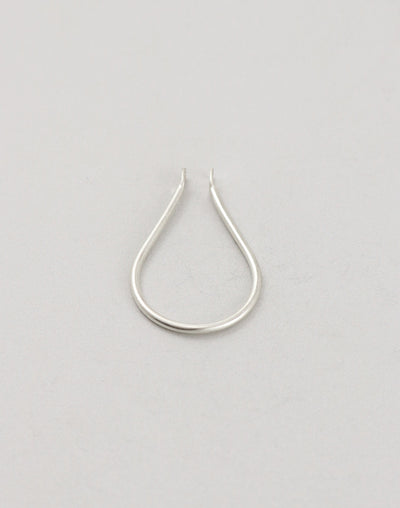 Teardrop Hoop, 35x22mm, (1pc)