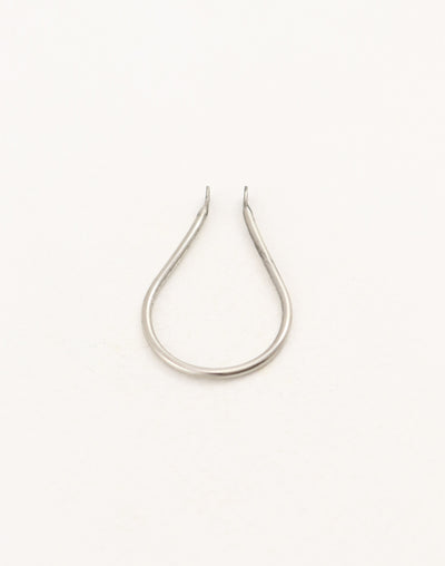 Teardrop Hoop, 35x22mm, (1pc)