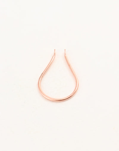 Teardrop Hoop, 35x22mm, (1pc)