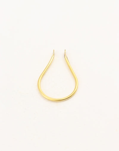Teardrop Hoop, 35x22mm, (1pc)