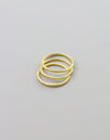 Hammered Ring, Size 8, (3pcs)