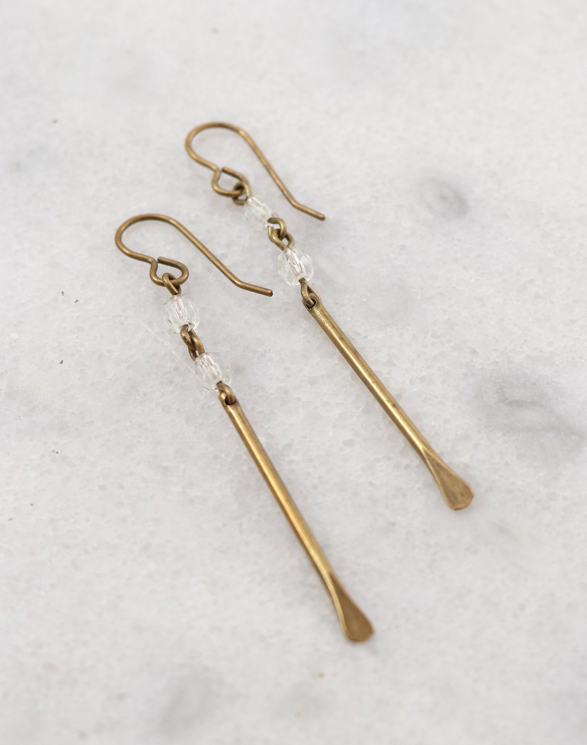 Crystal Trade Paddle Earrings, (1 pair)