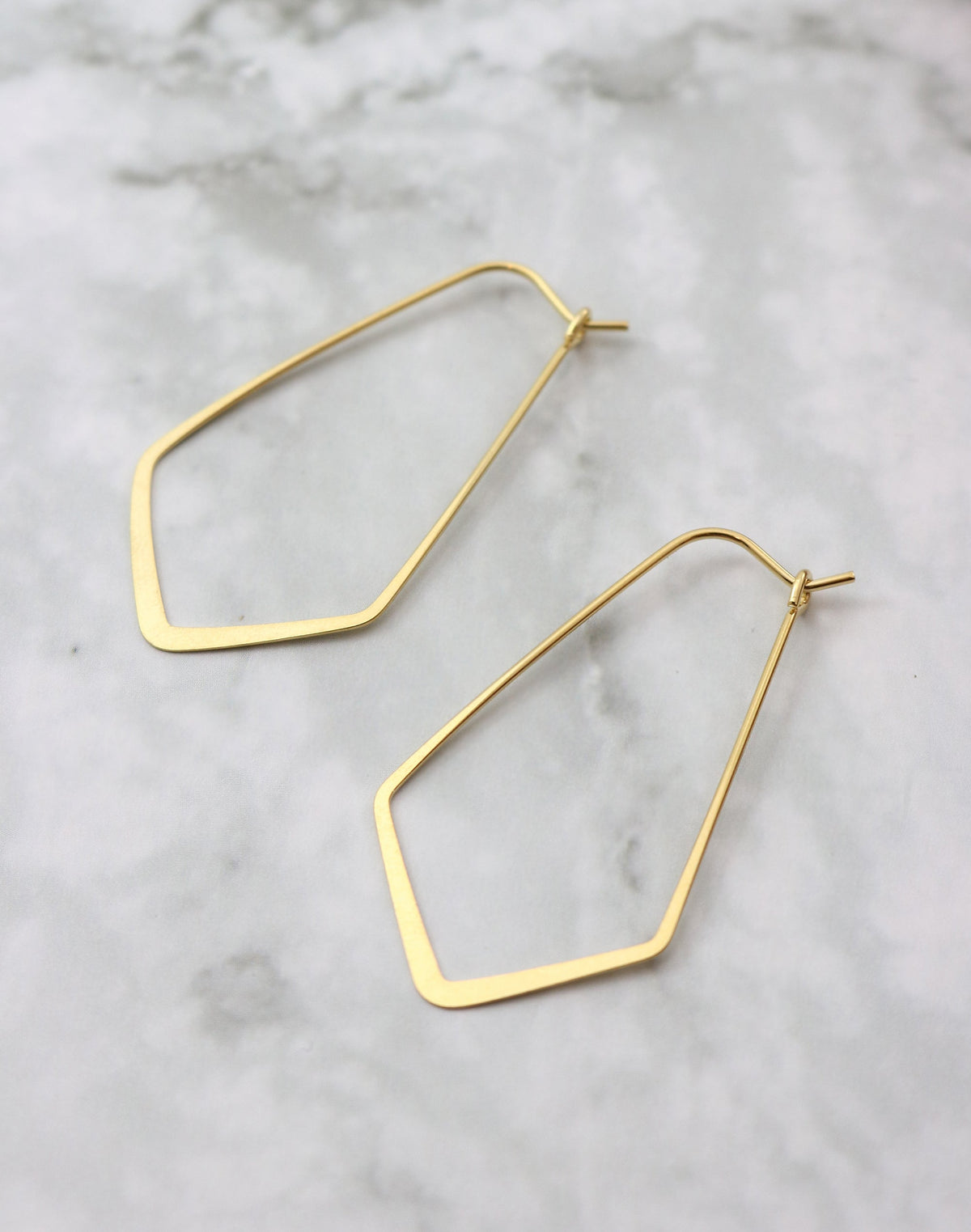 Chevron Earring, 40x22mm, (1 pair)