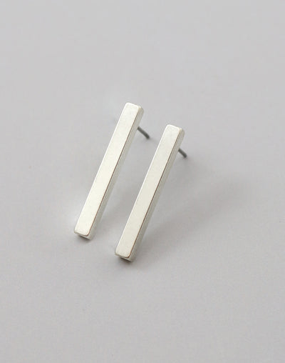 Bar Post Earring, 25x3mm, (1 pair)