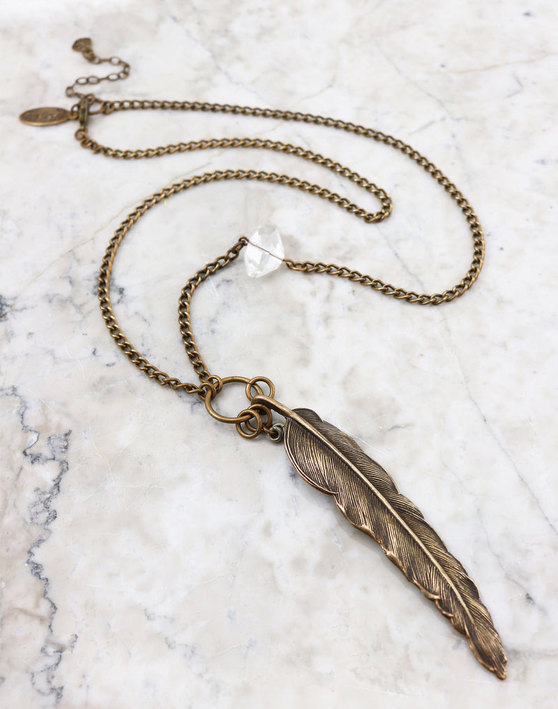 Feathered Necklace, (1pc)