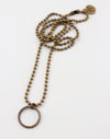 Roped Ball Necklace, (1pc)