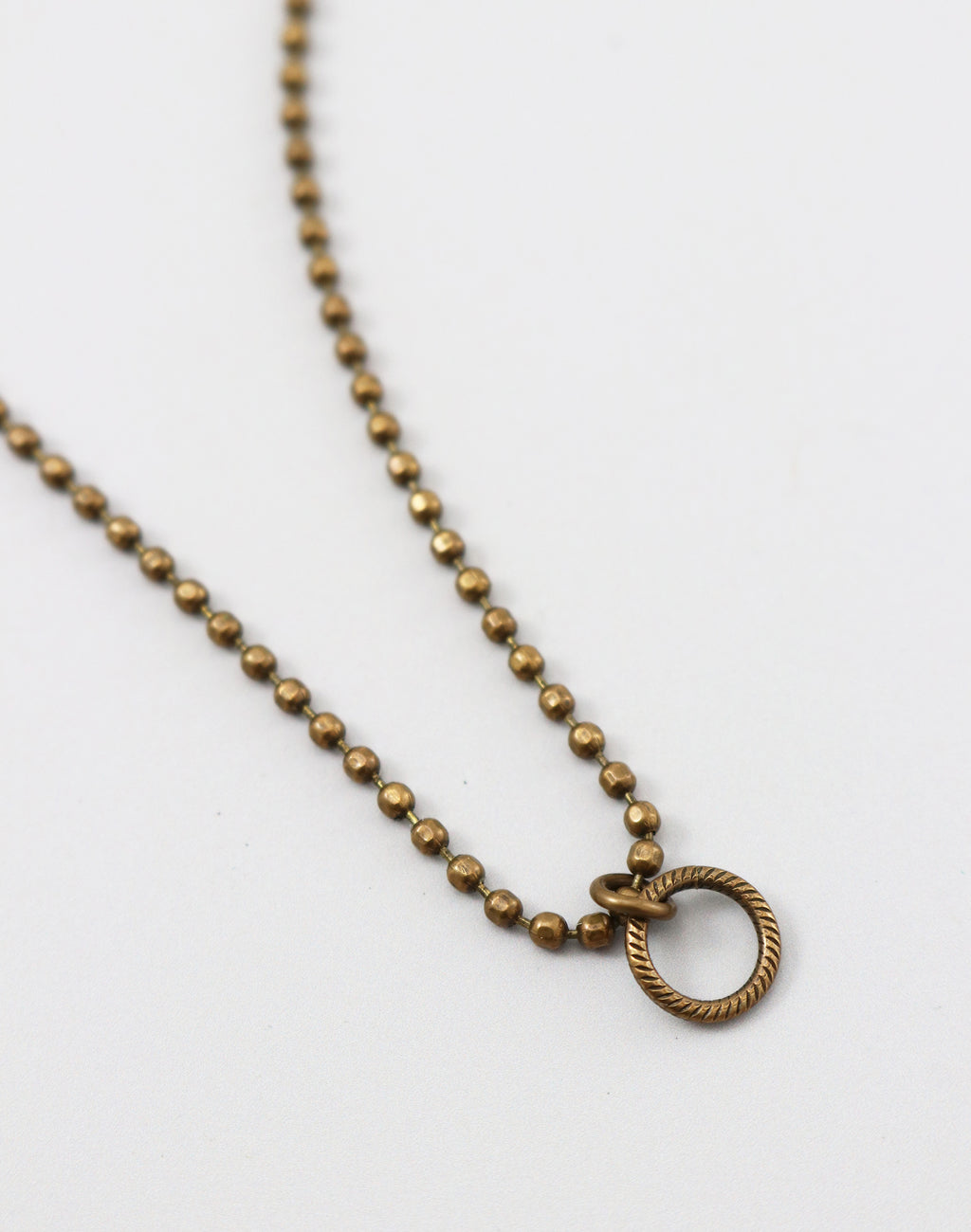 Faceted Ring Necklace, (1pc)