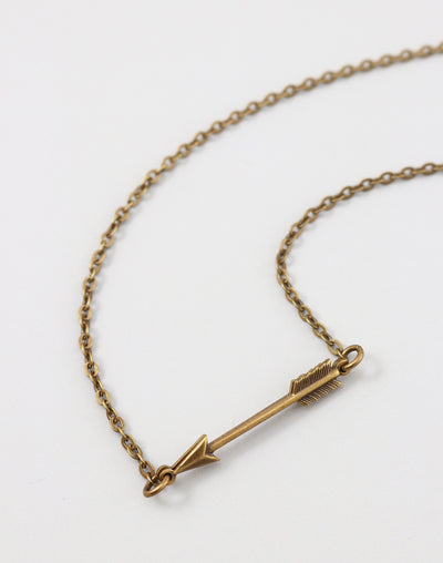 Delicate Arrow Necklace, (1pc)