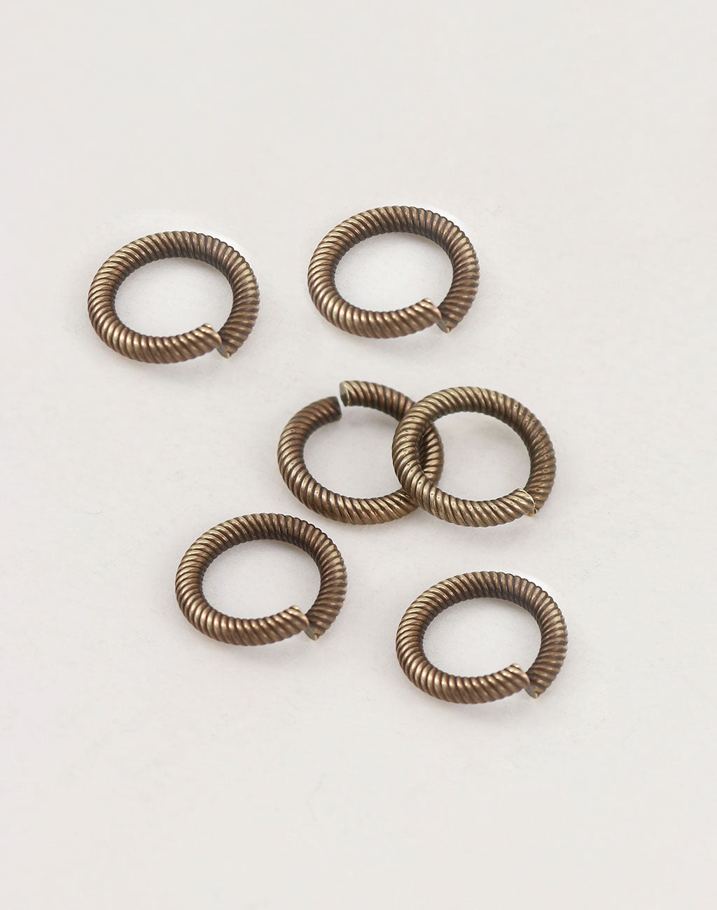 Coiled Cable Jump Ring, 14.5mm, 11ga, (3pcs)
