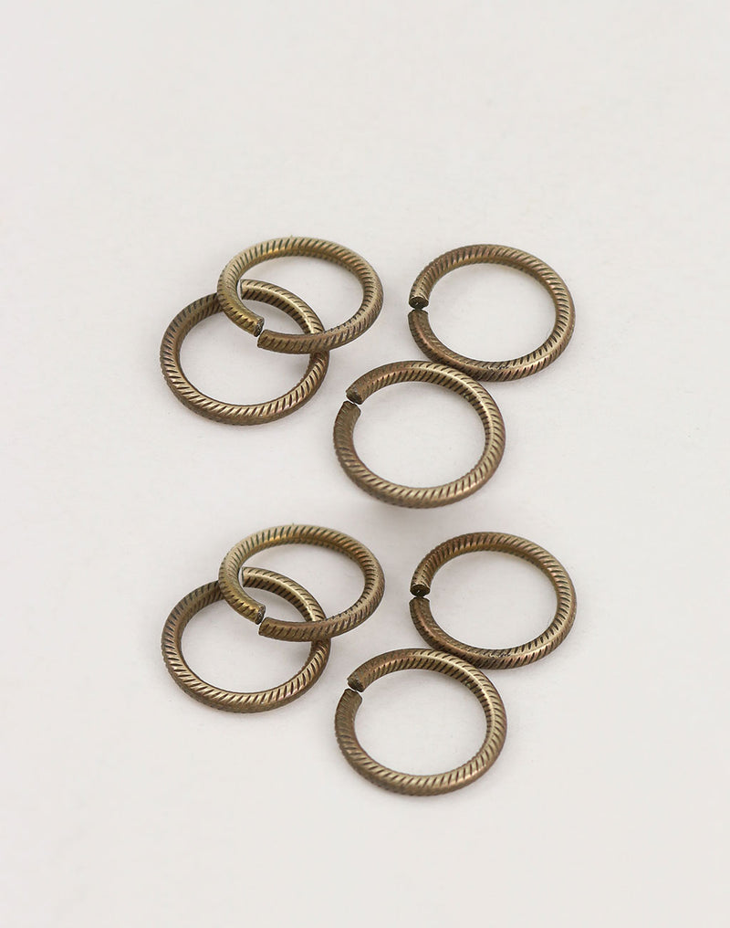 Cable Jump Ring, 14.25mm, 13ga , (8pcs)