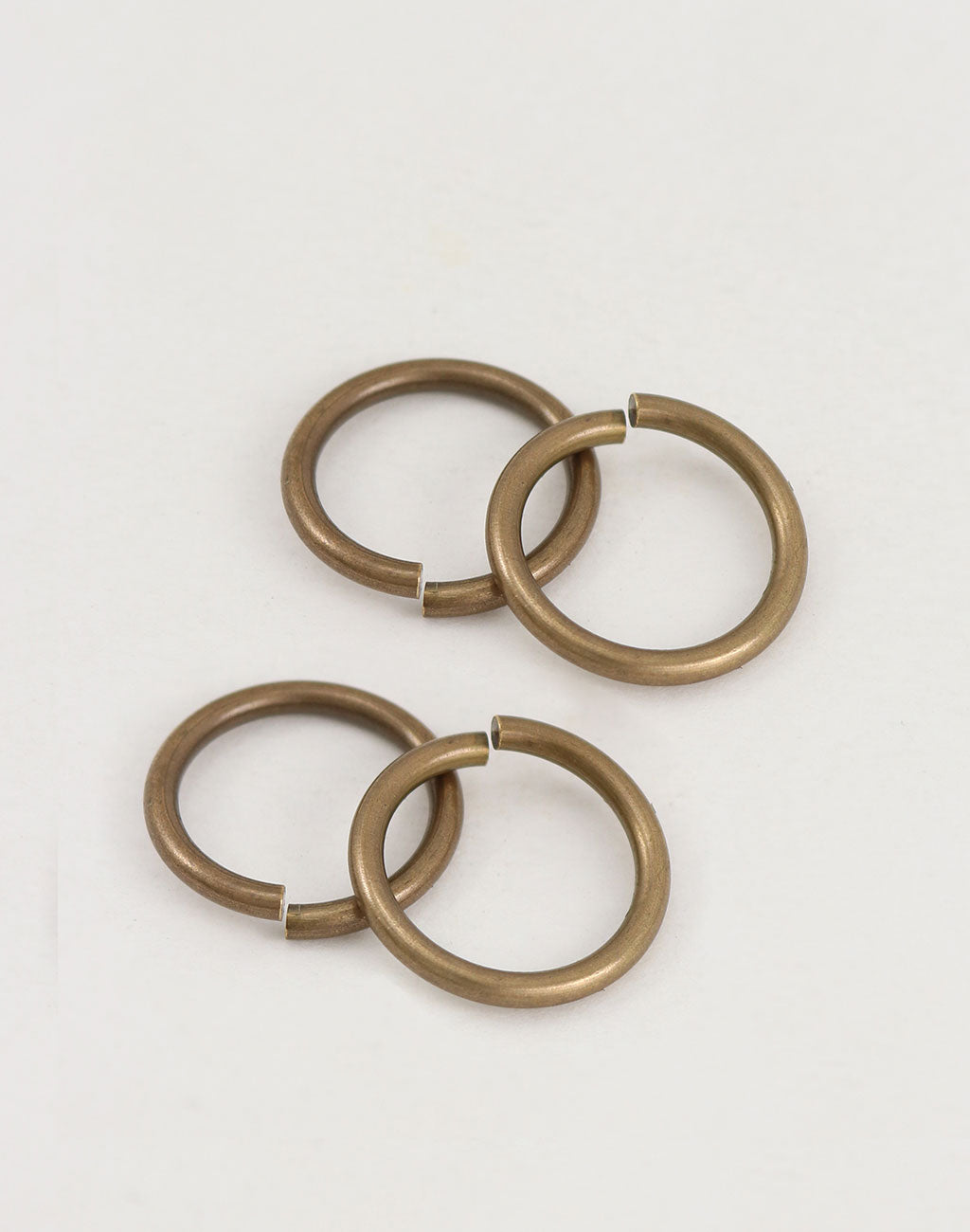 B93 Nickel Plate, Jump Ring, Solid Brass-LL
