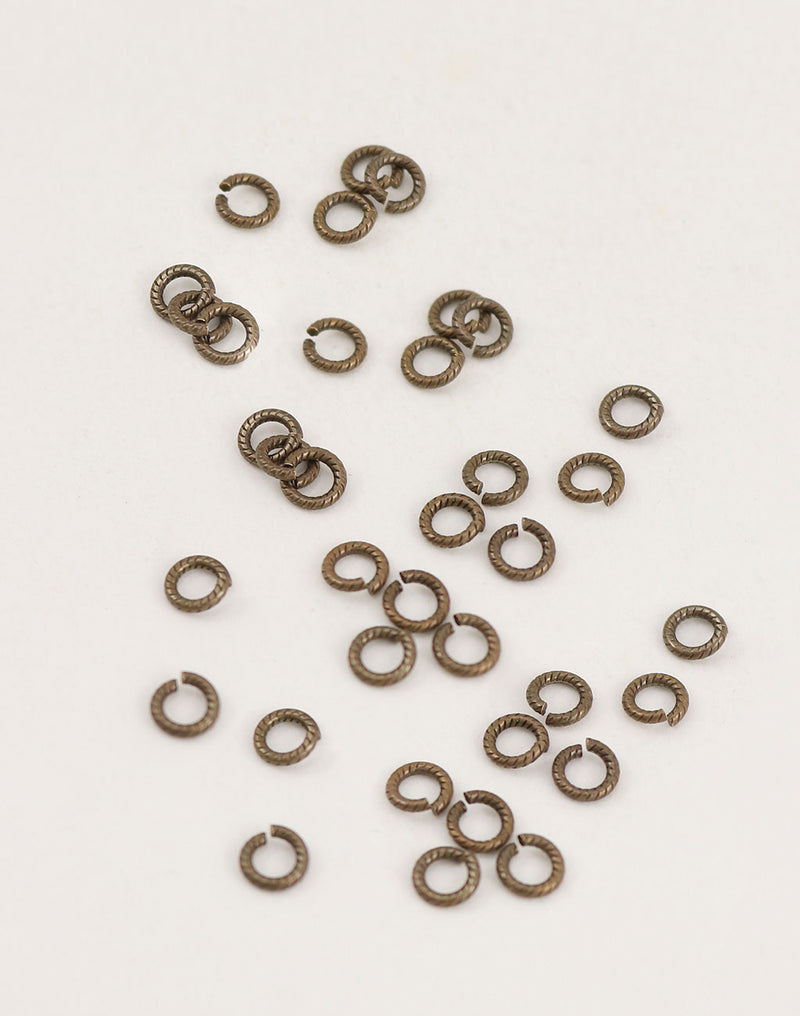 Cable Jump Ring, 5mm, 18ga, (36pcs)