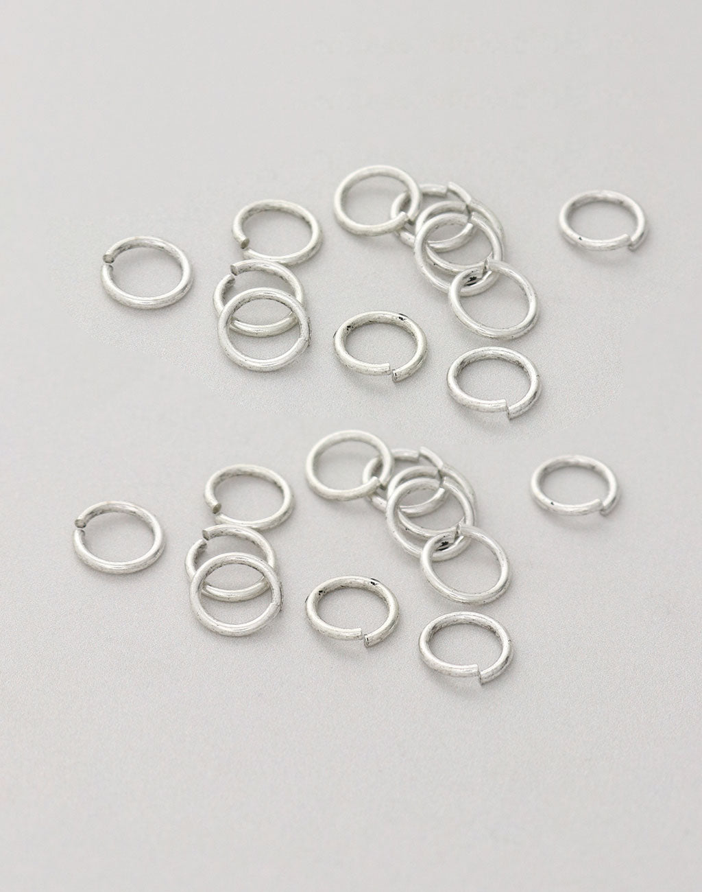 Smooth Jump Ring, 8mm, 18ga, (32pcs)