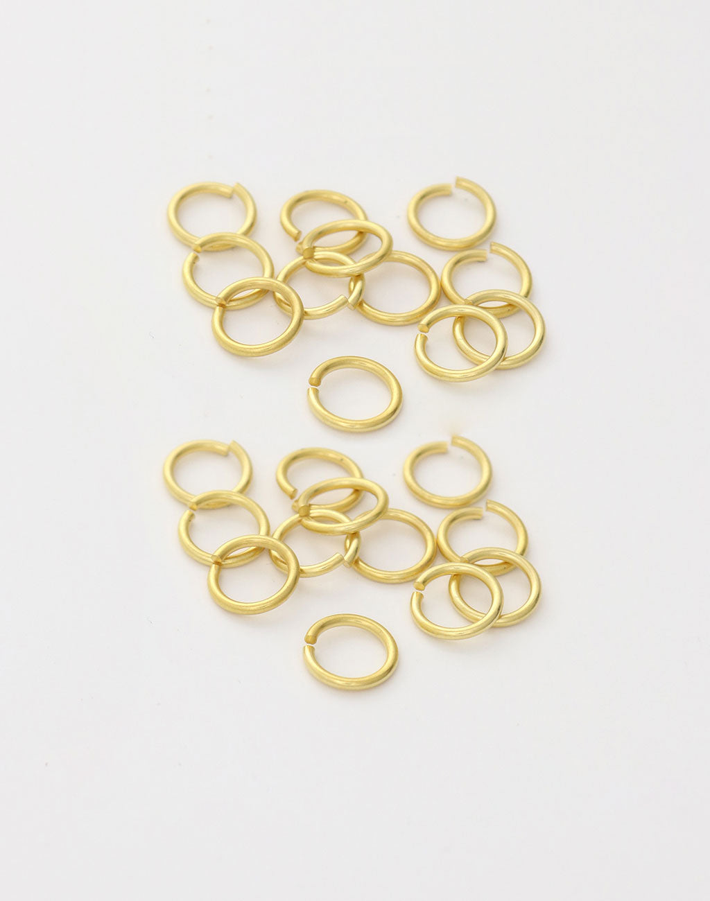 Smooth Jump Ring, 8mm, 18ga, (32pcs)