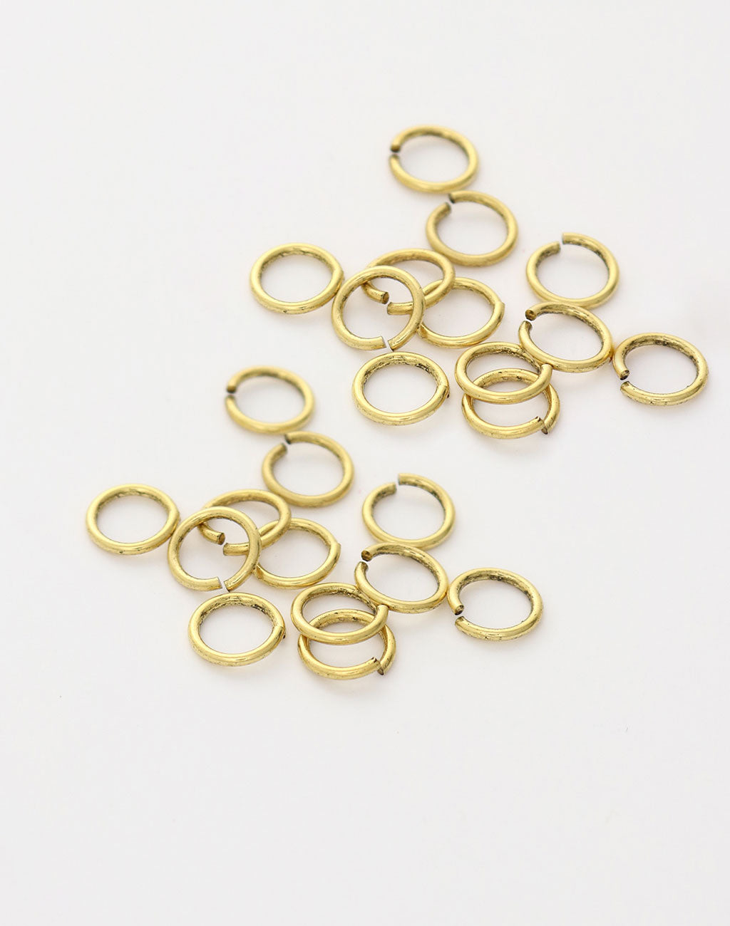 Smooth Jump Ring, 8mm, 18ga, (32pcs)