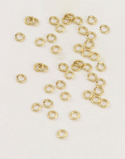 Smooth Jump Ring, 5mm, 18ga, (40pcs)