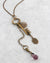 Amethyst Lace Key Necklace Interchangeable Set