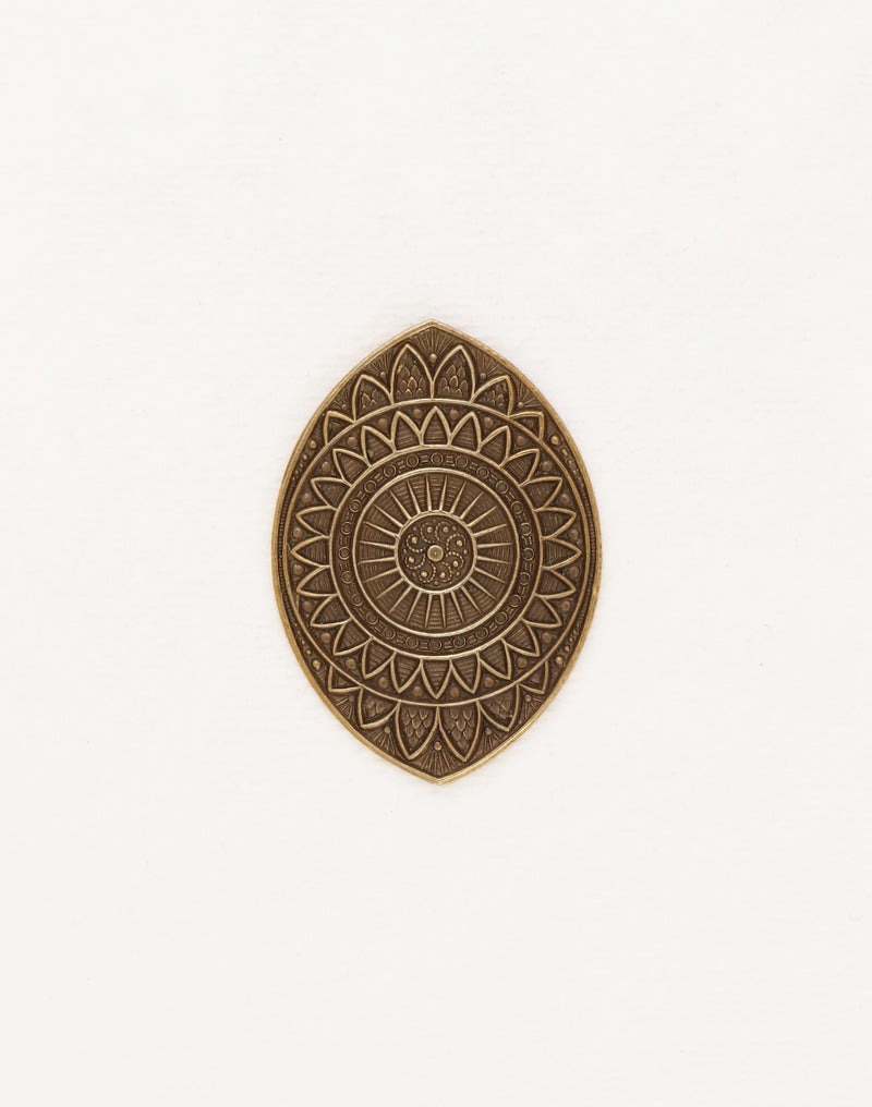 Mandala Eye, 39x28mm, (1pc)