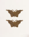 Suspended Butterfly, 47x21mm, (2pcs)