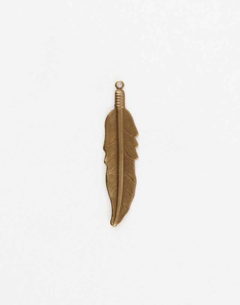 Native Feather, 45x11mm, (1pc)