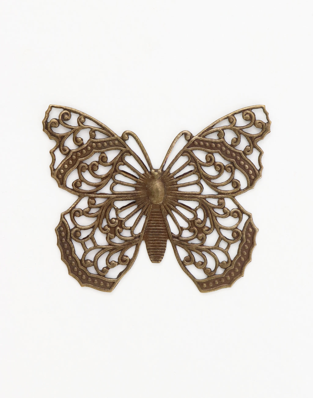 2pcs Antique Bronze Filigree Butterflies – Vialysa