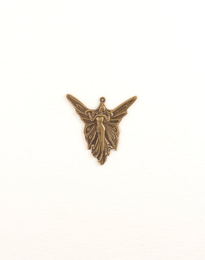 Art Deco Fairy Angel, 30mm, (1pc)