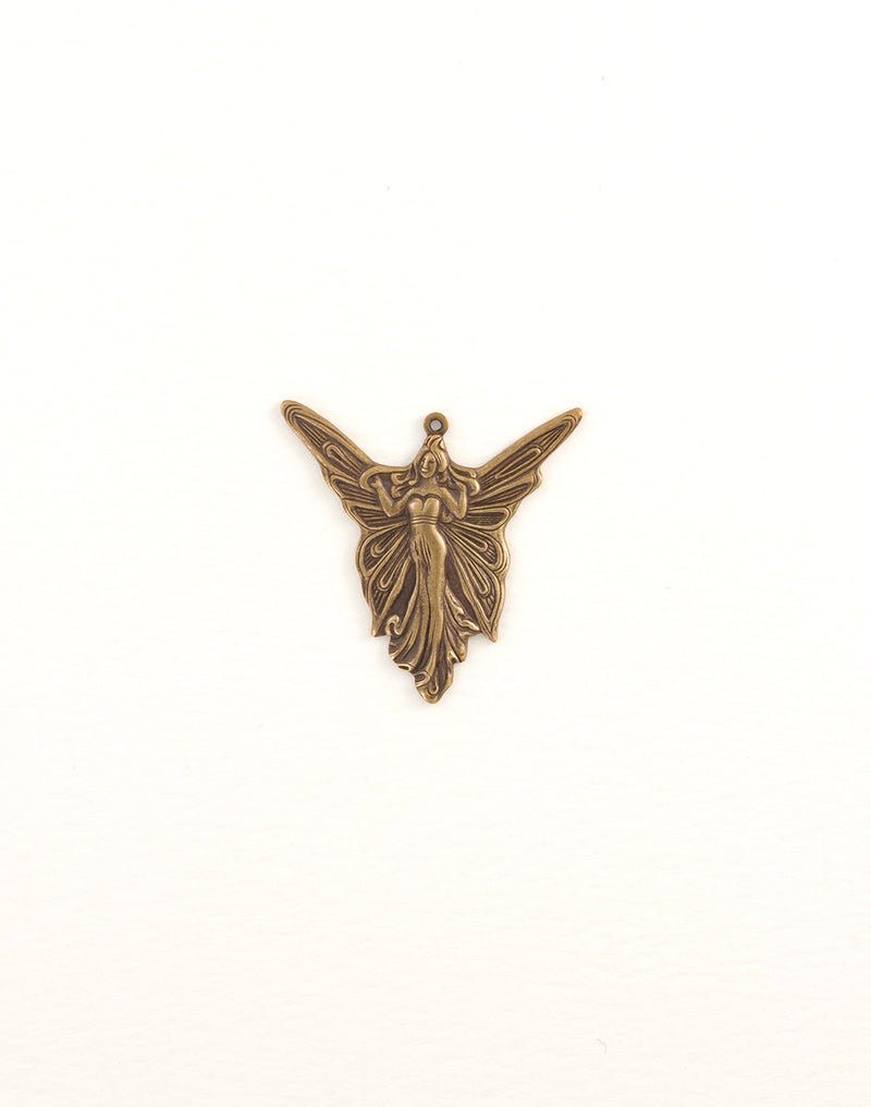 Art Deco Fairy Angel, 30mm, (1pc)