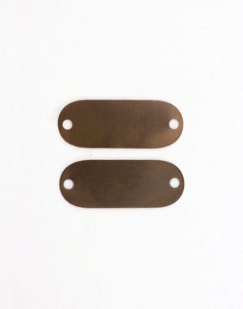 Oval, 46x18mm, (2pcs)
