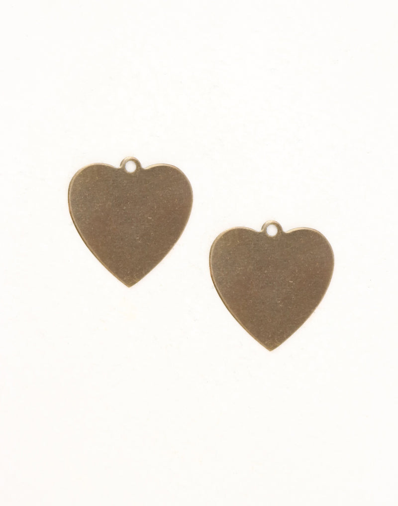Heart, 20mm, (2pcs)
