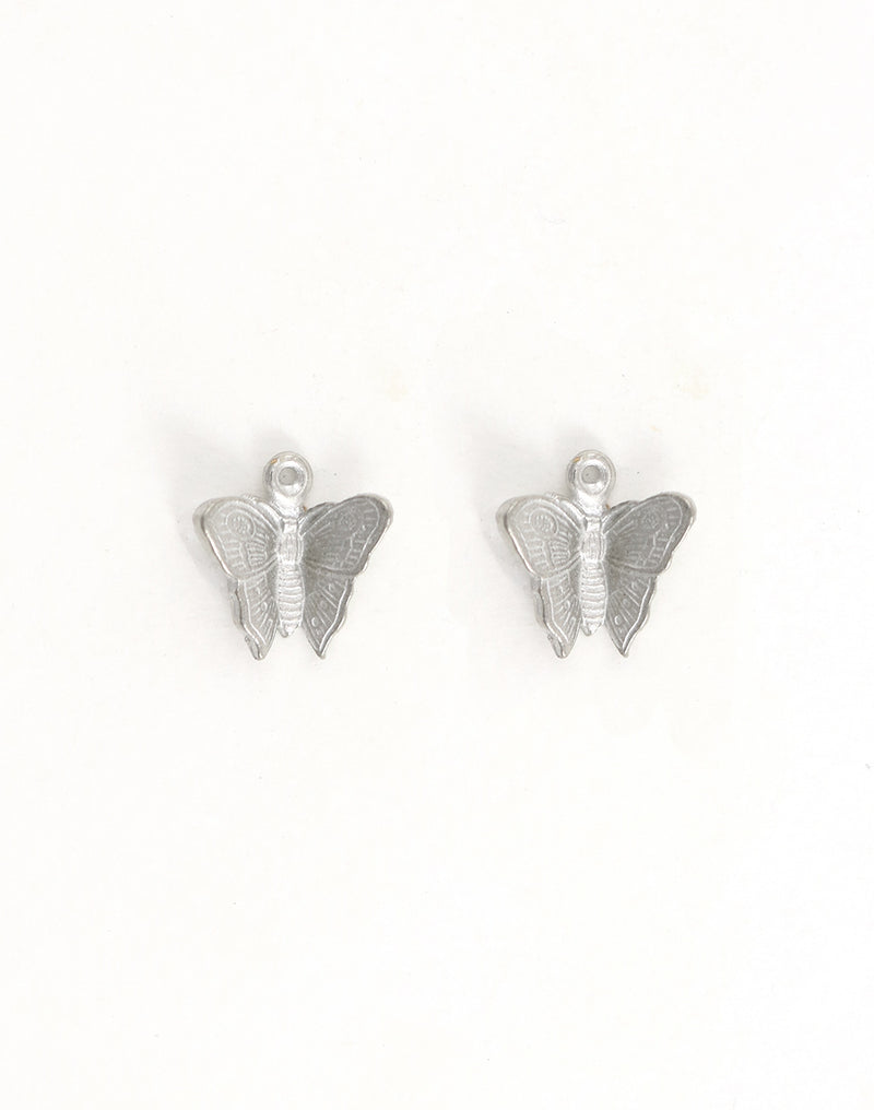 Fluttering Butterfly, 16x15mm, (2pcs)