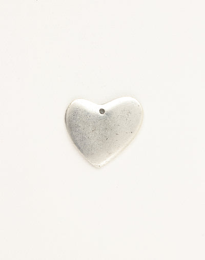 PT100-PW Silver Heart Pendant