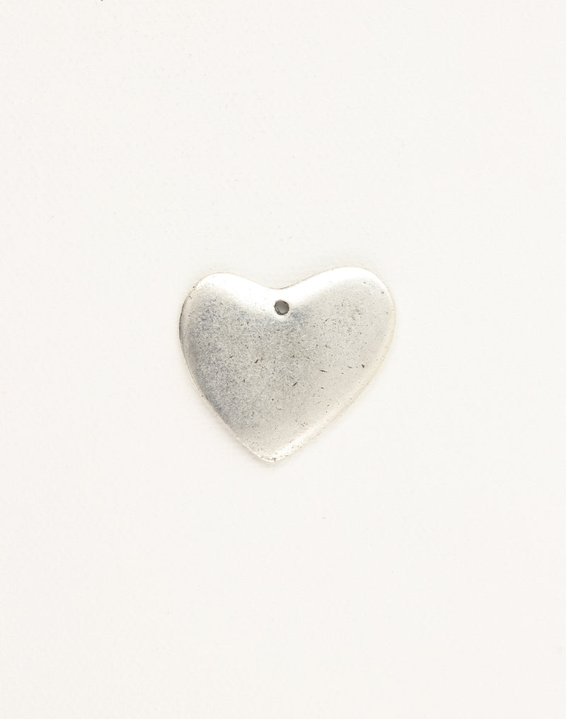 PT100-PW Silver Heart Pendant